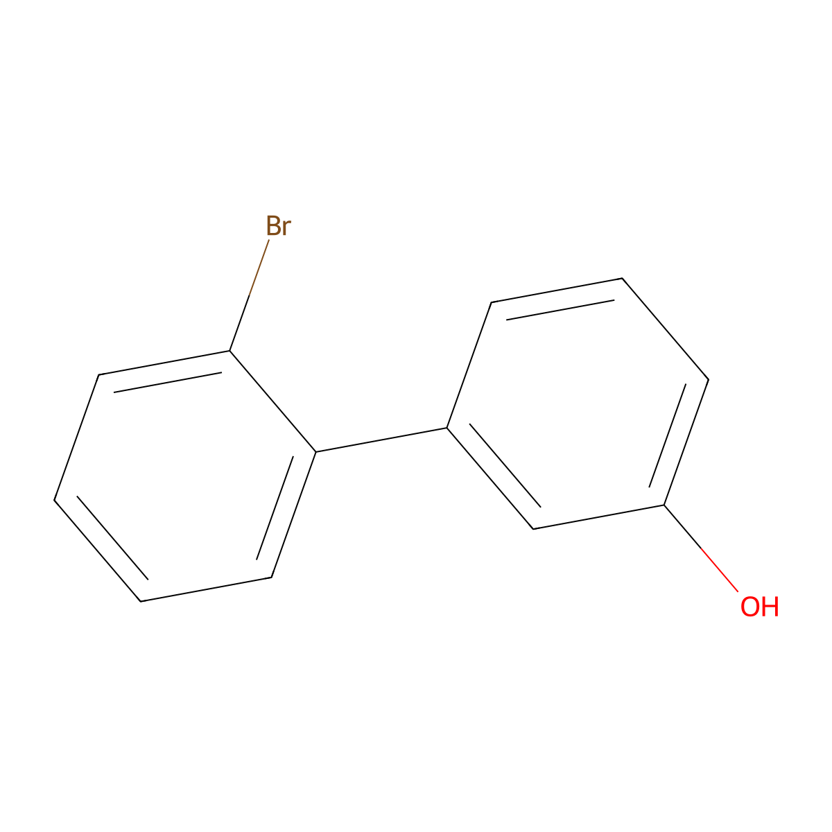 2'-Bromo-[1,1'-biphenyl]-3-ol molecular structure, CAS 149950-37-8