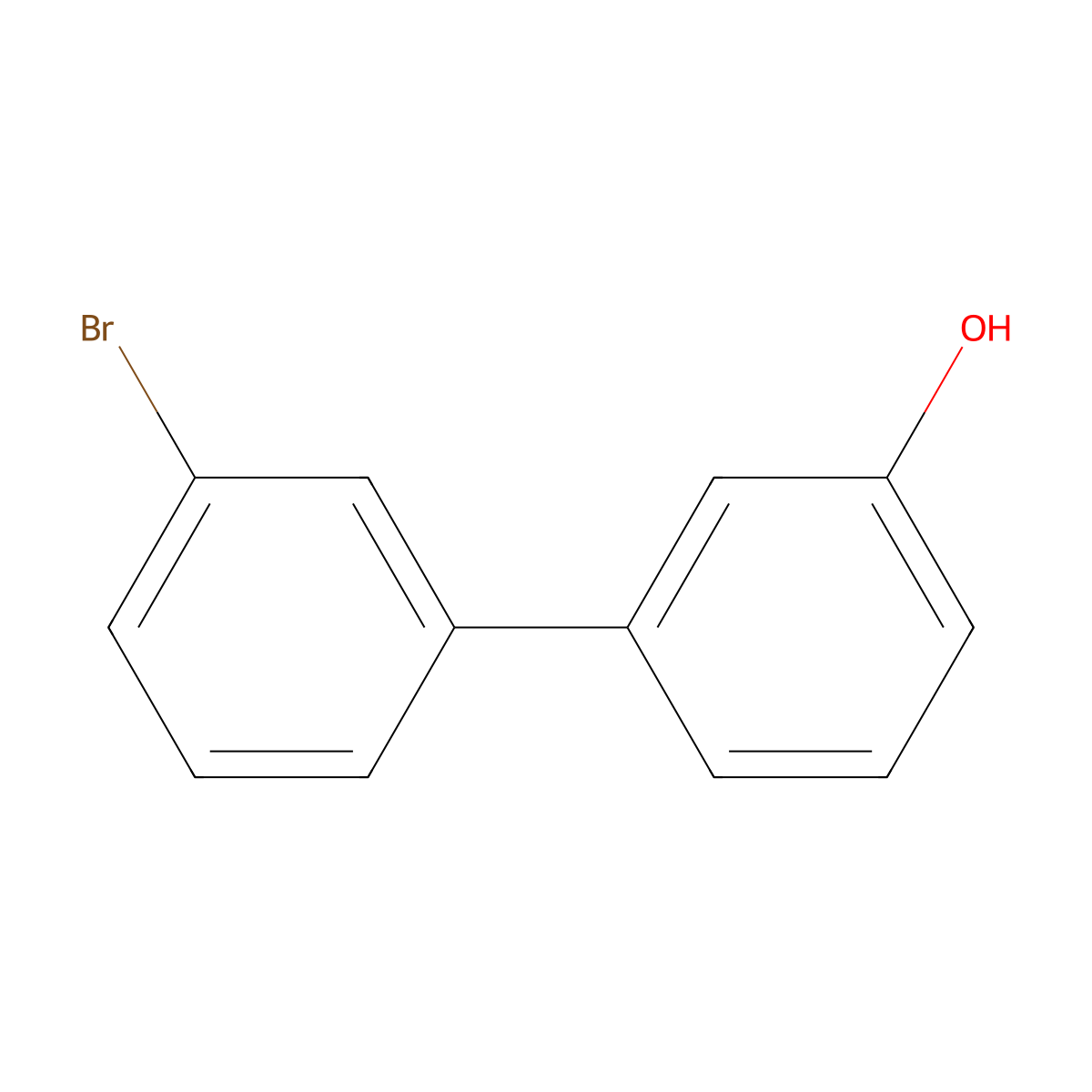 3'-Bromo-[1,1'-biphenyl]-3-ol molecular structure, CAS 149950-39-0