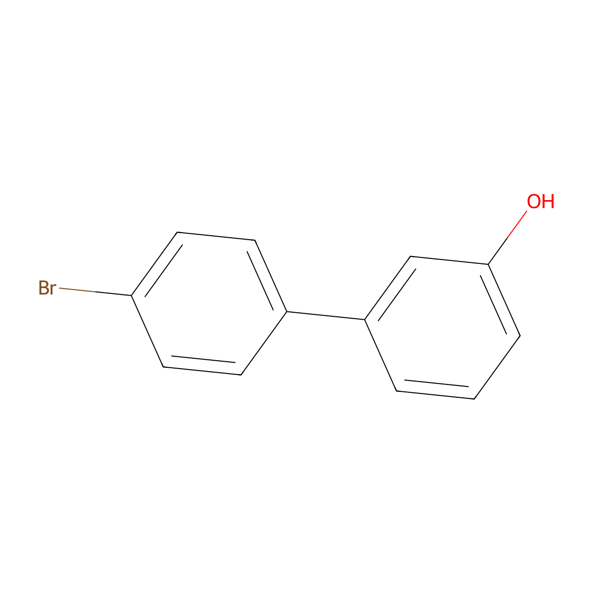 4'-Bromo-[1,1'-biphenyl]-3-ol molecular structure, CAS 149950-41-4