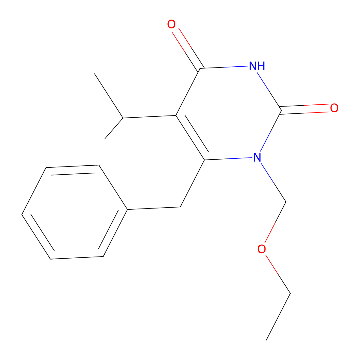 Emivirine molecular structure, CAS 149950-60-7