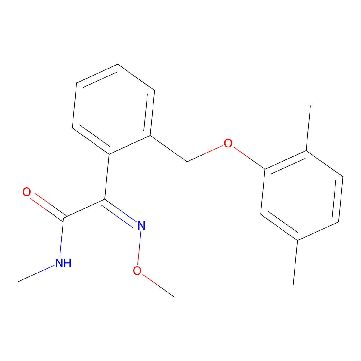Dimoxystrobin molecular structure, CAS 149961-52-4