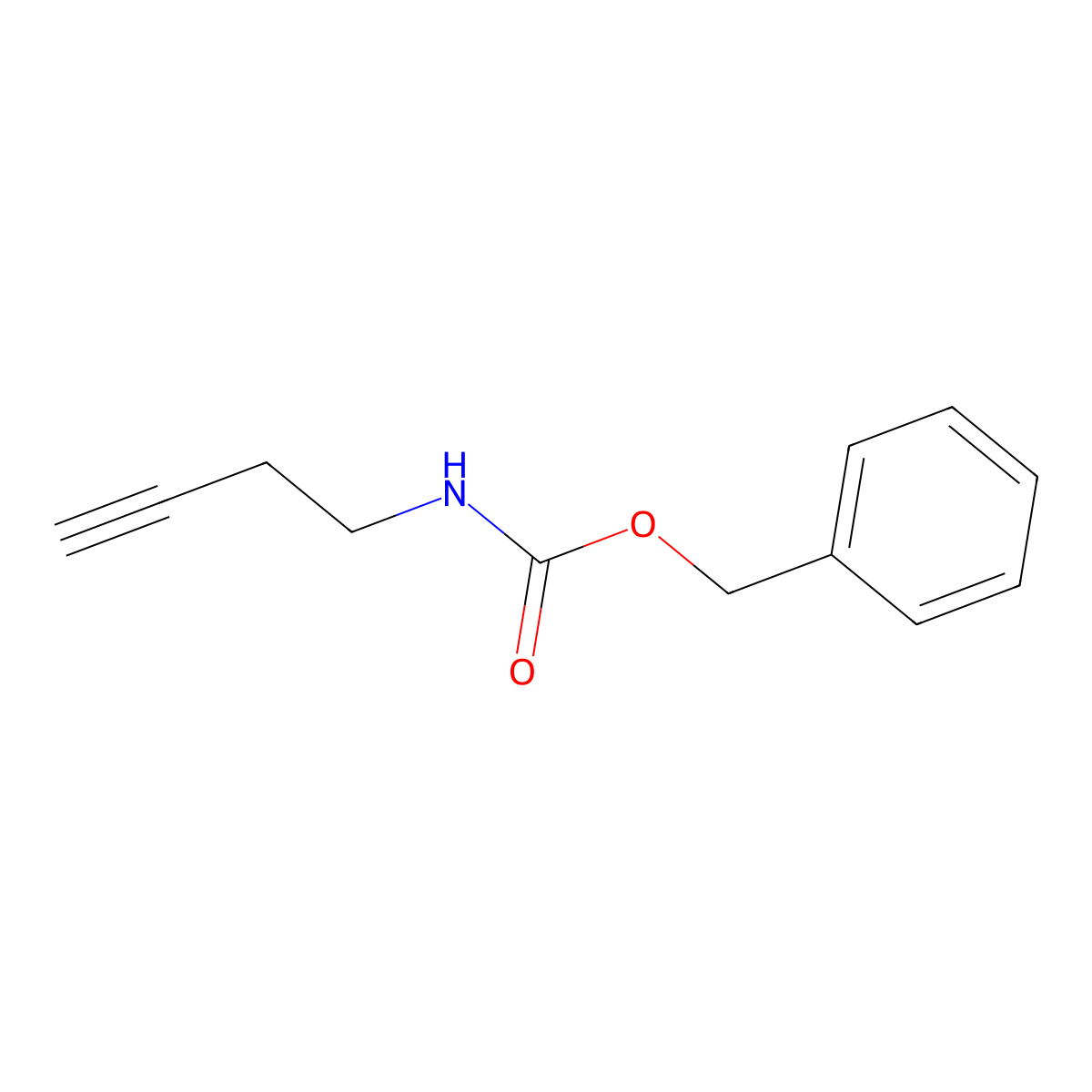 Benzyl but-3-YN-1-ylcarbamate molecular structure, CAS 149965-78-6