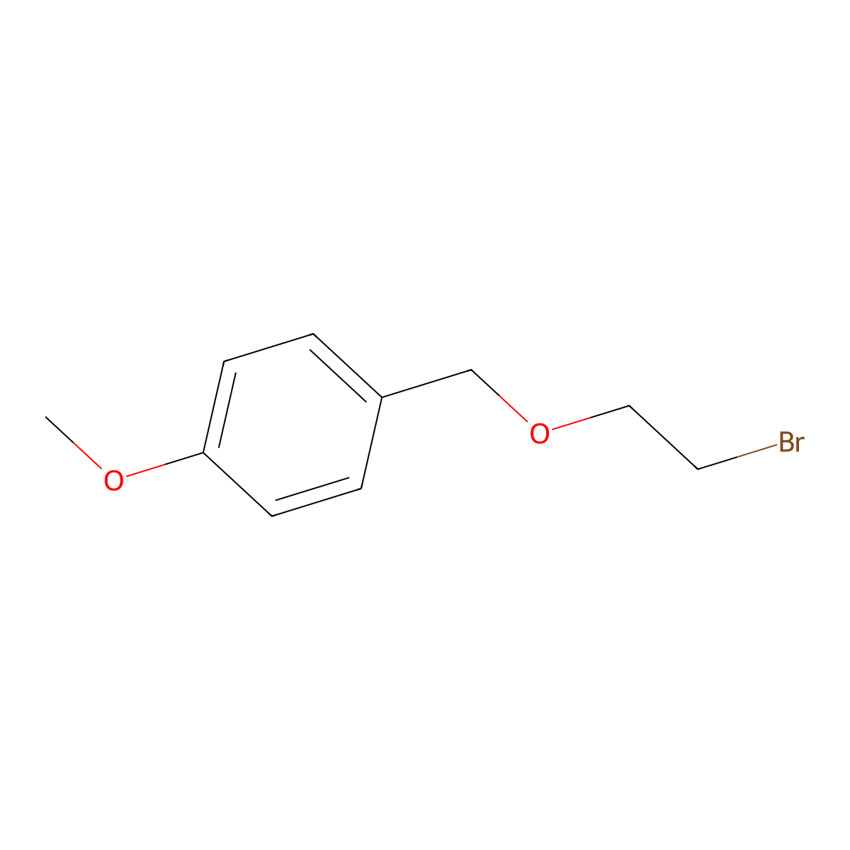 1-((2-Bromoethoxy)methyl)-4-methoxybenzene molecular structure, CAS 149966-28-9