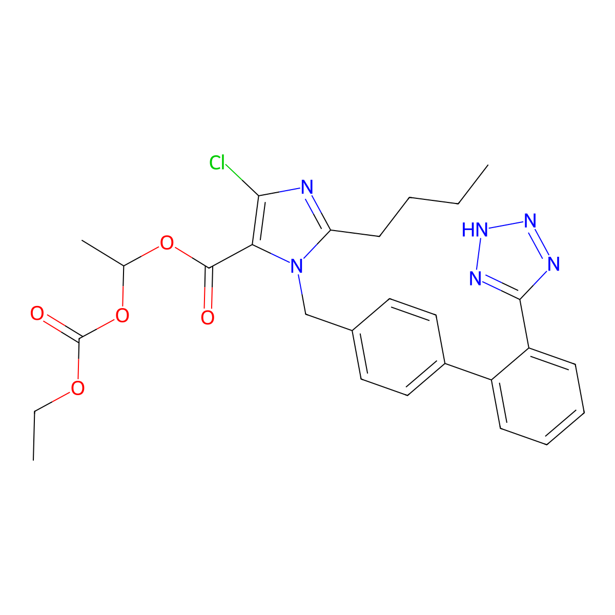 Elisartan molecular structure, CAS 149968-26-3