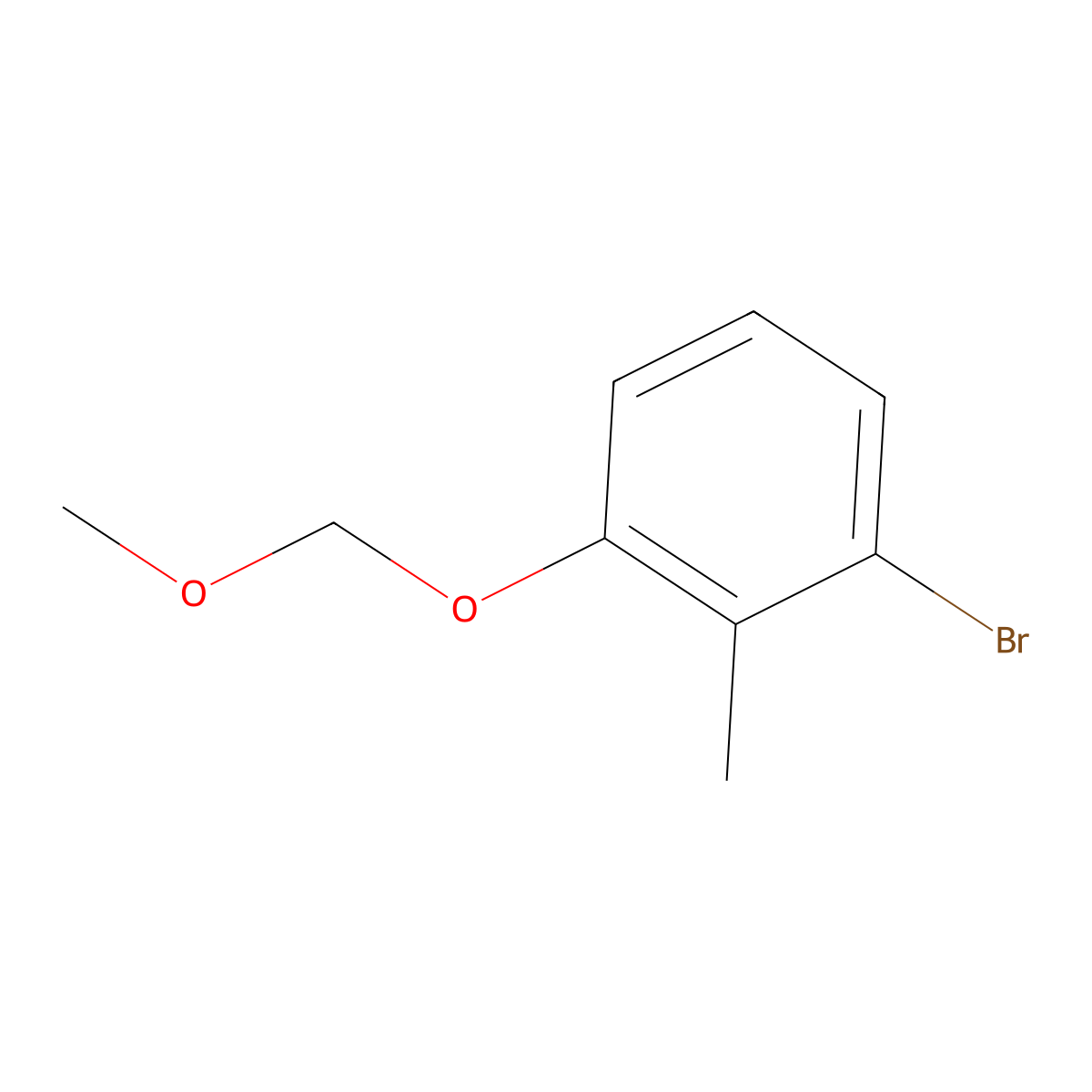 1-Bromo-3-(methoxymethoxy)-2-methylbenzene molecular structure, CAS 149981-99-7