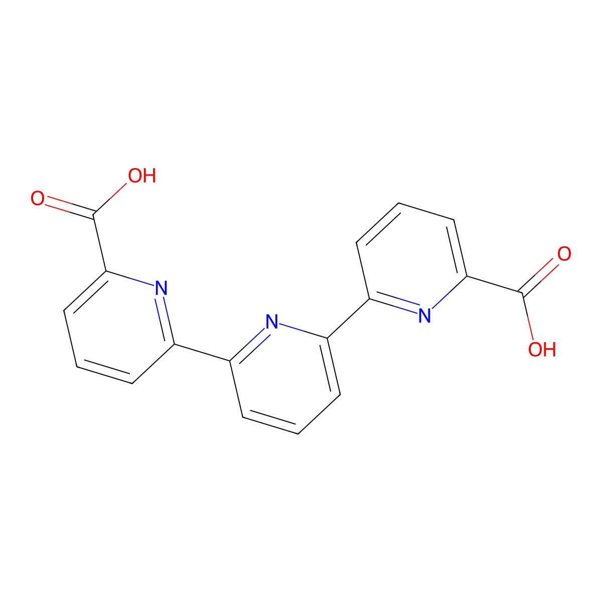 [2,2':6',2''-Terpyridine]-6,6''-dicarboxylic acid molecular structure, CAS 149982-11-6