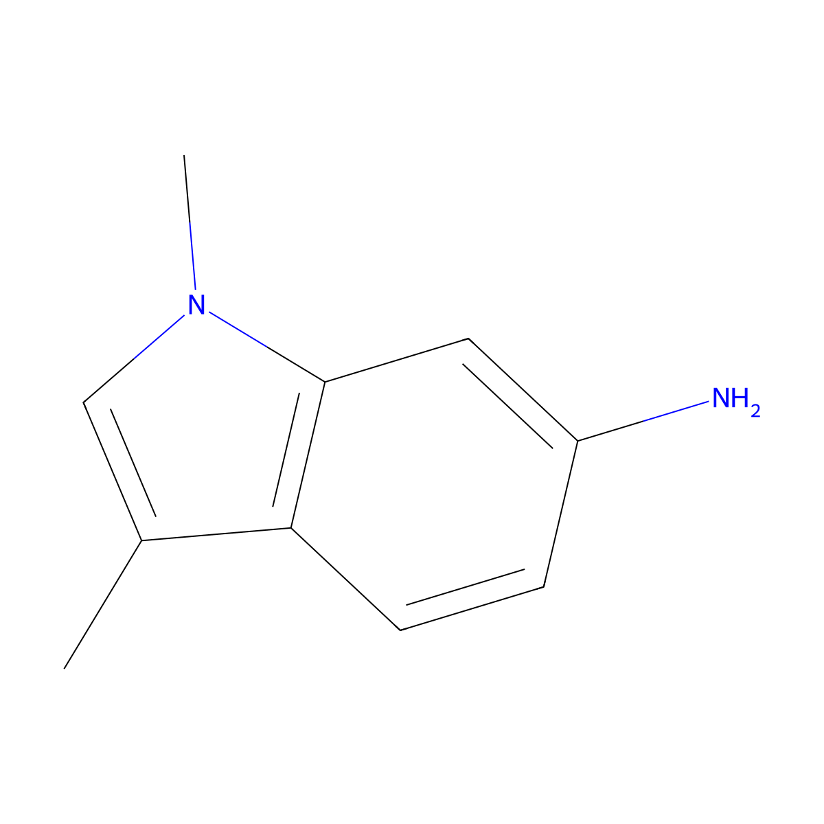 1,3-Dimethyl-1H-indol-6-amine molecular structure, CAS 1499852-30-0