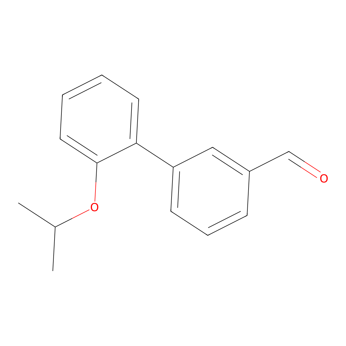 2'-(1-Methylethoxy)[1,1'-biphenyl]-3-carboxaldehyde molecular structure, CAS 1499868-63-1