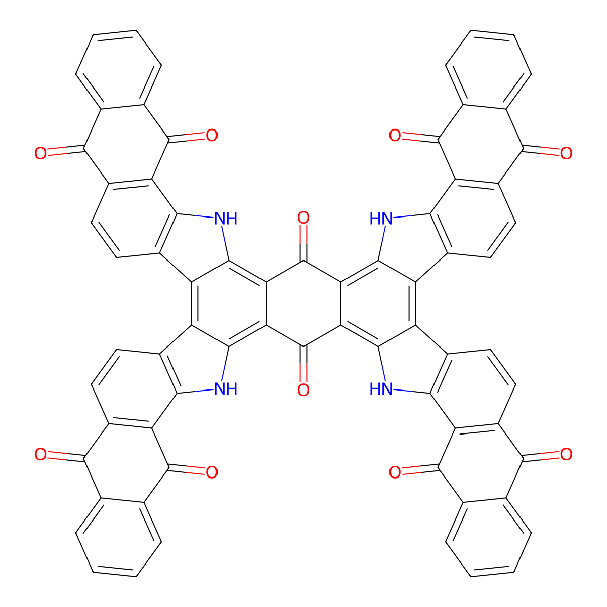 Vat Green 8 molecular structure, CAS 14999-97-4