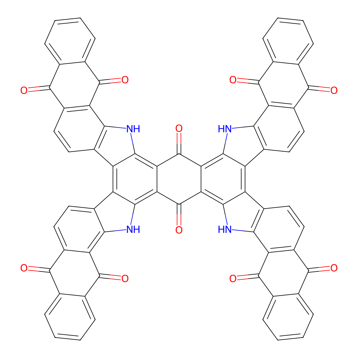 Vat Green 8 molecular structure, CAS 14999-97-4
