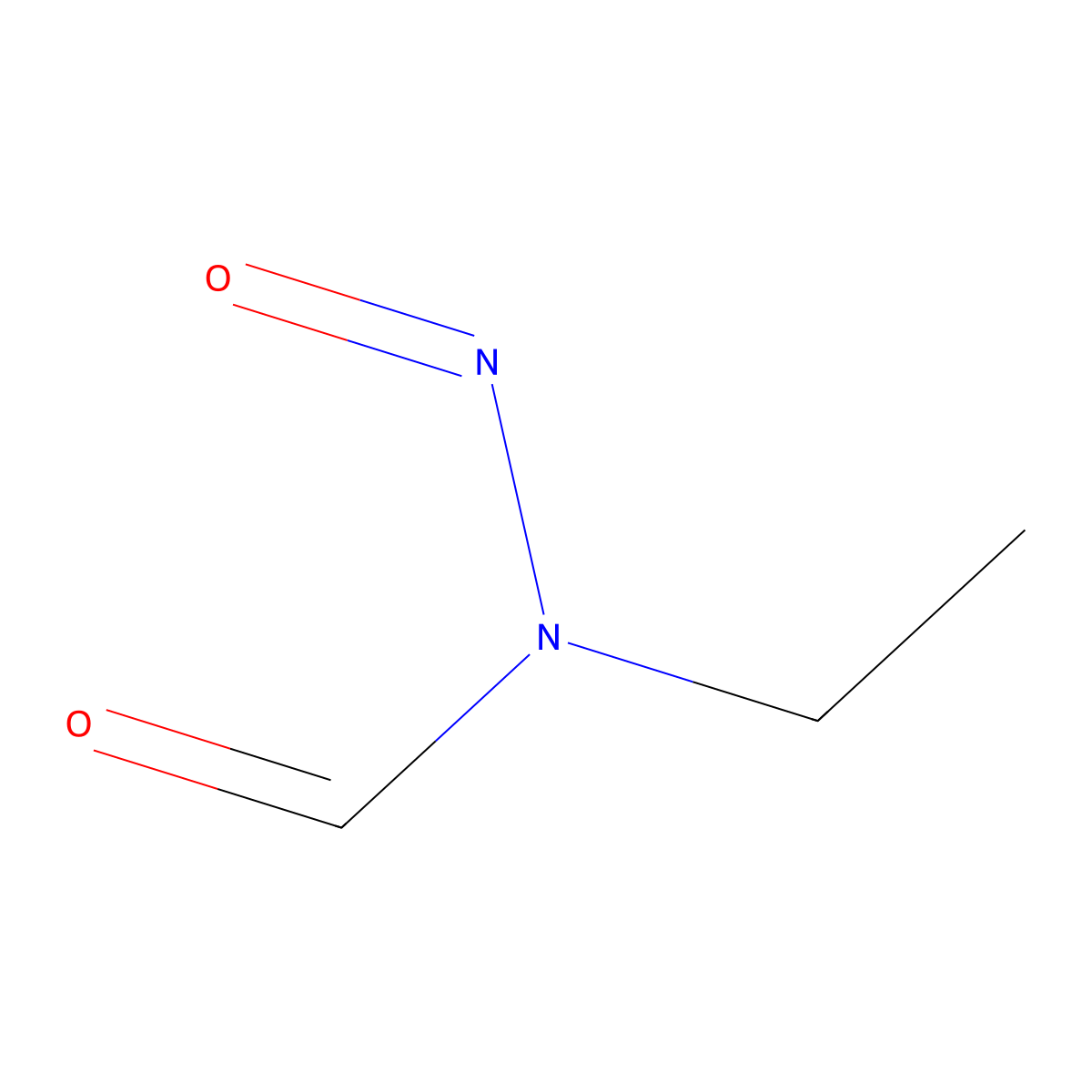 Formamide, N-ethyl-N-nitroso- molecular structure, CAS 149996-82-7