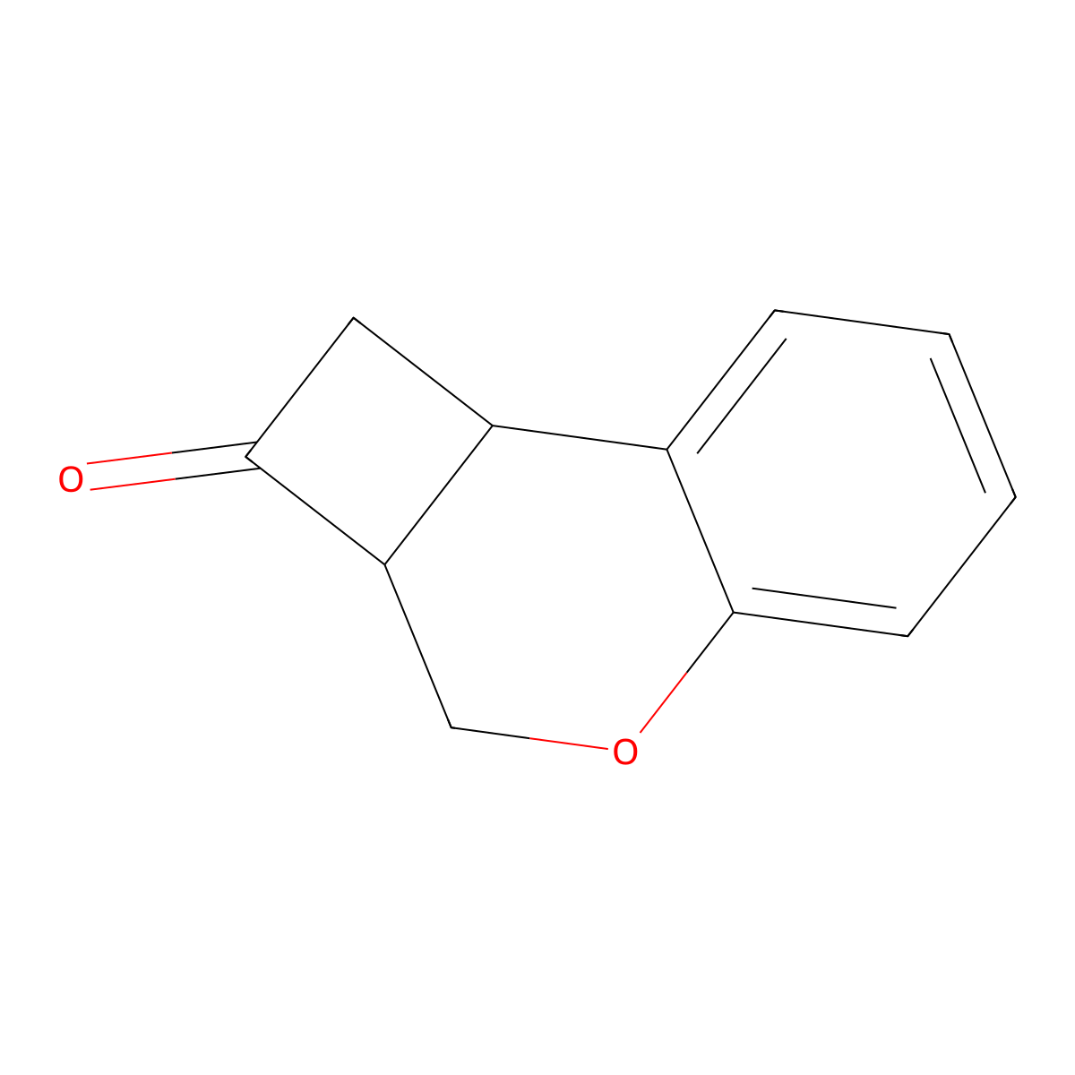 7-Oxatricyclo[6.4.0.0,2,5]dodeca-1(12),8,10-trien-4-one molecular structure, CAS 1499978-25-4