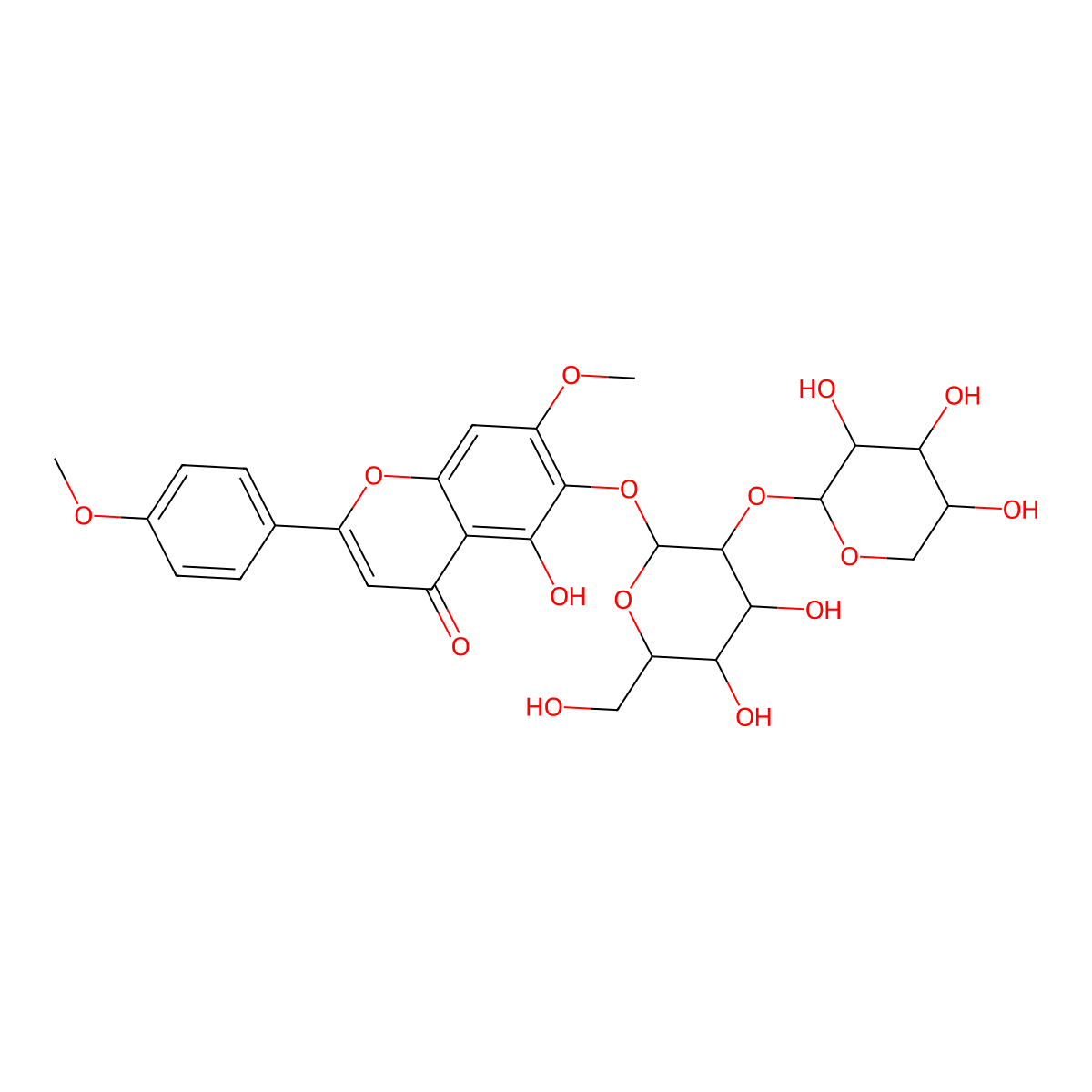 Gelomuloside B molecular structure, CAS 149998-39-0