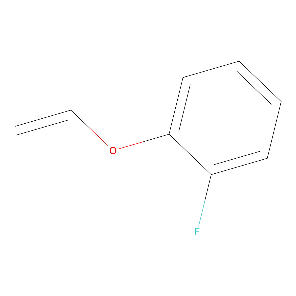 1-(Ethenyloxy)-2-fluorobenzene molecular structure, CAS 1499988-60-1