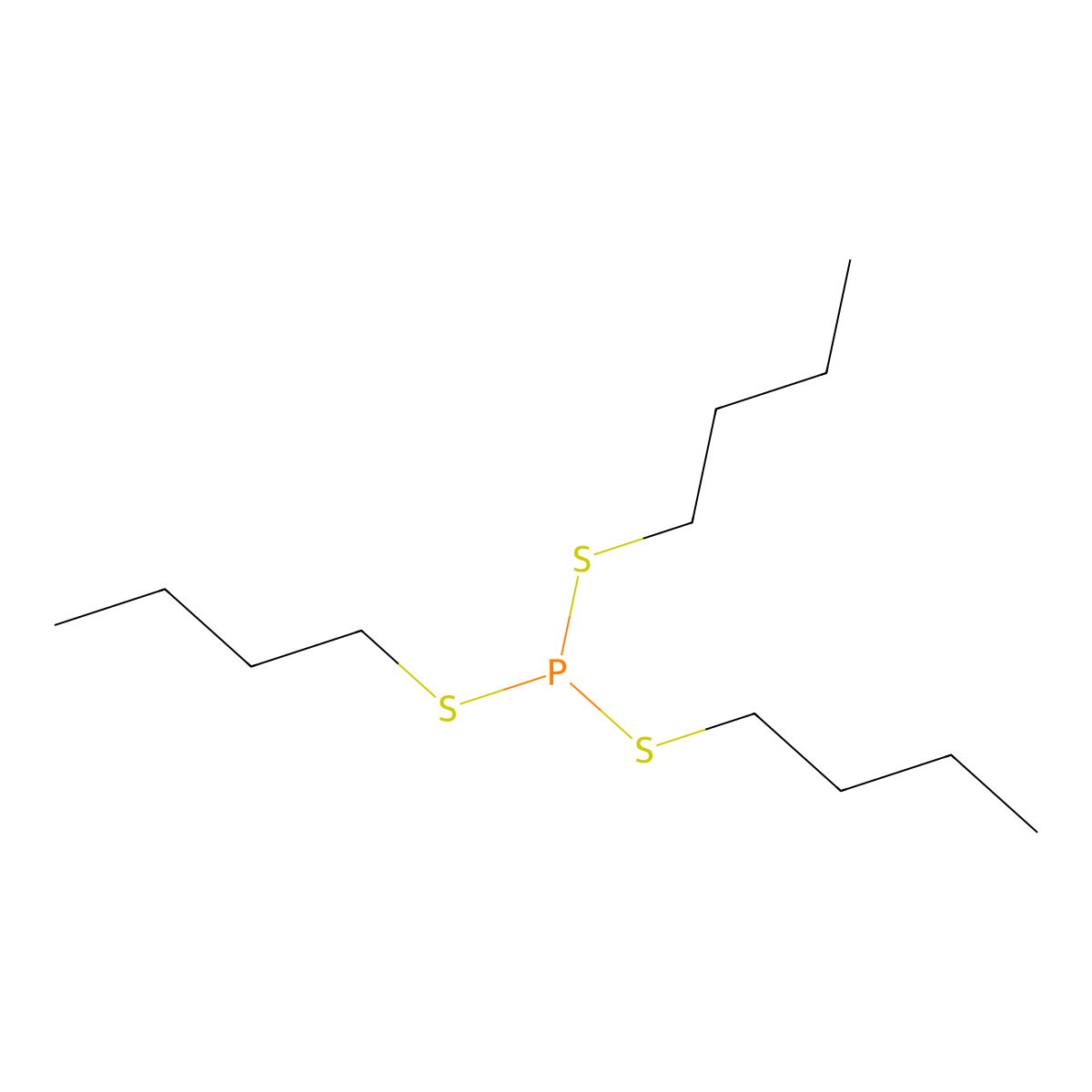 Merphos molecular structure, CAS 150-50-5