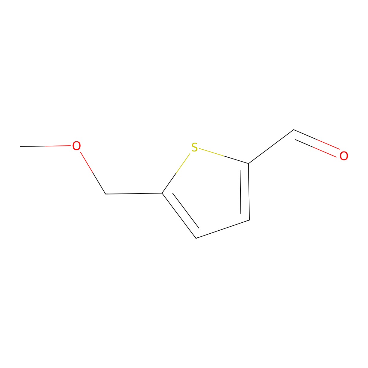 5-(Methoxymethyl)thiophene-2-carbaldehyde molecular structure, CAS 1500-97-6