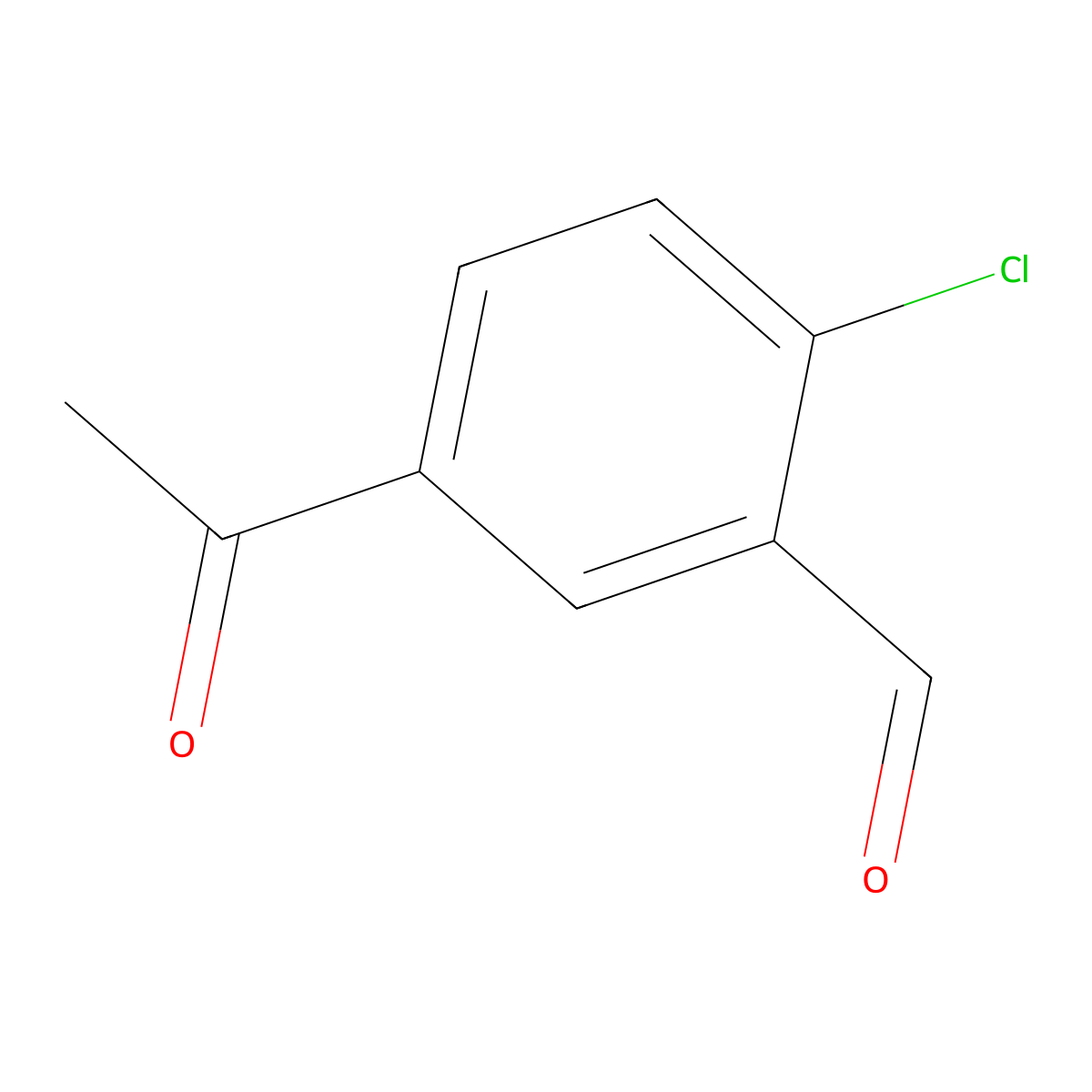 5-Acetyl-2-chlorobenZaldehyde molecular structure, CAS 1500017-85-5