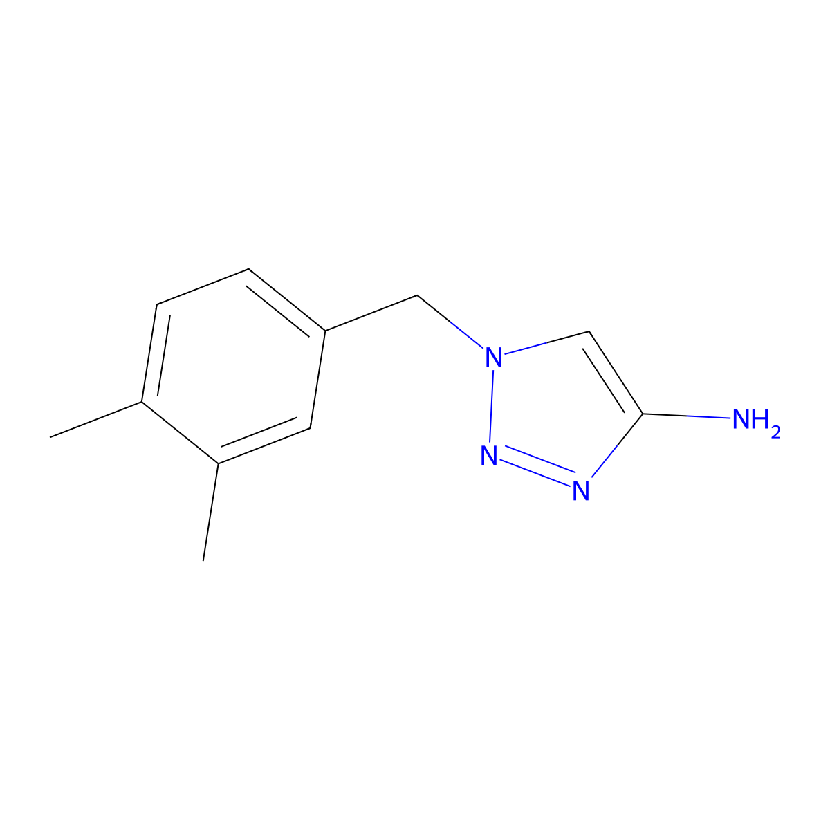 1-(3,4-Dimethylbenzyl)-1h-1,2,3-triazol-4-amine molecular structure, CAS 1500262-02-1
