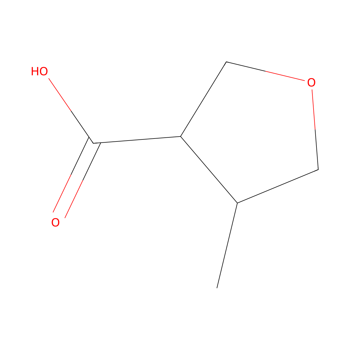 4-Methyltetrahydrofuran-3-carboxylic Acid molecular structure, CAS 1500296-45-6