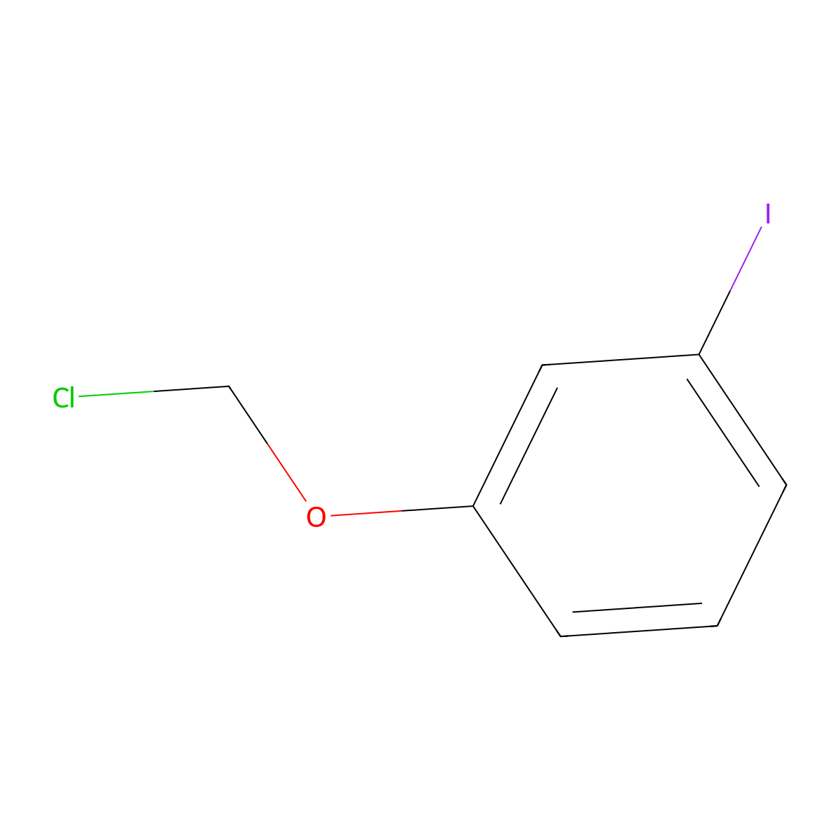 1-(Chloromethoxy)-3-iodobenzene molecular structure, CAS 1500328-59-5