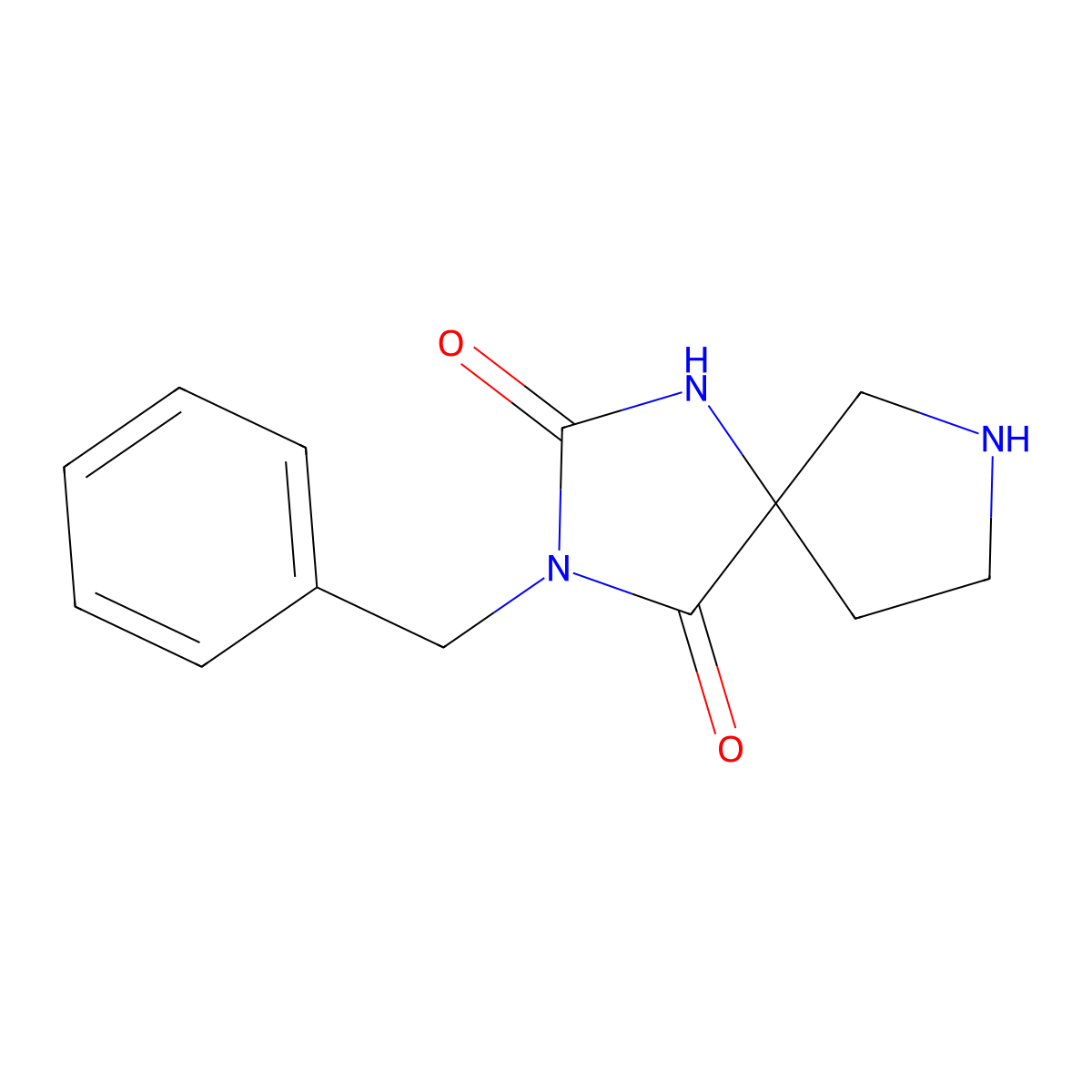 3-Benzyl-1,3,7-triazaspiro[4.4]nonane-2,4-dione molecular structure, CAS 1500513-55-2