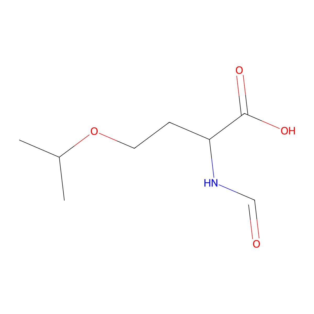 n-Formyl-o-isopropylhomoserine molecular structure, CAS 1500649-99-9