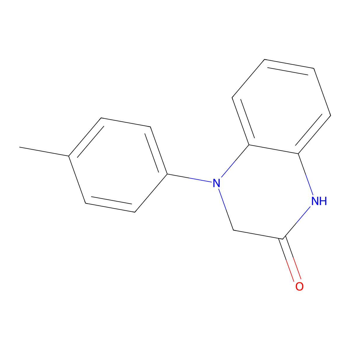 4-(4-Methylphenyl)-1,2,3,4-tetrahydroquinoxalin-2-one molecular structure, CAS 1500670-27-8