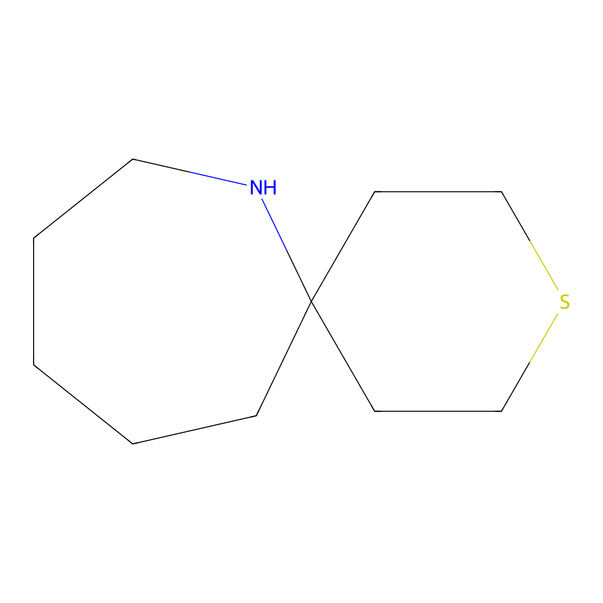 3-Thia-7-azaspiro[5.6]dodecane molecular structure, CAS 1500814-14-1