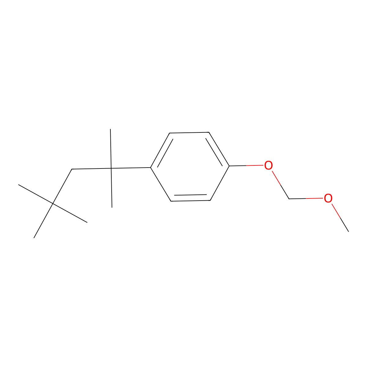 1-(Methoxymethoxy)-4-(1,1,3,3-tetramethylbutyl)benzene molecular structure, CAS 150094-86-3
