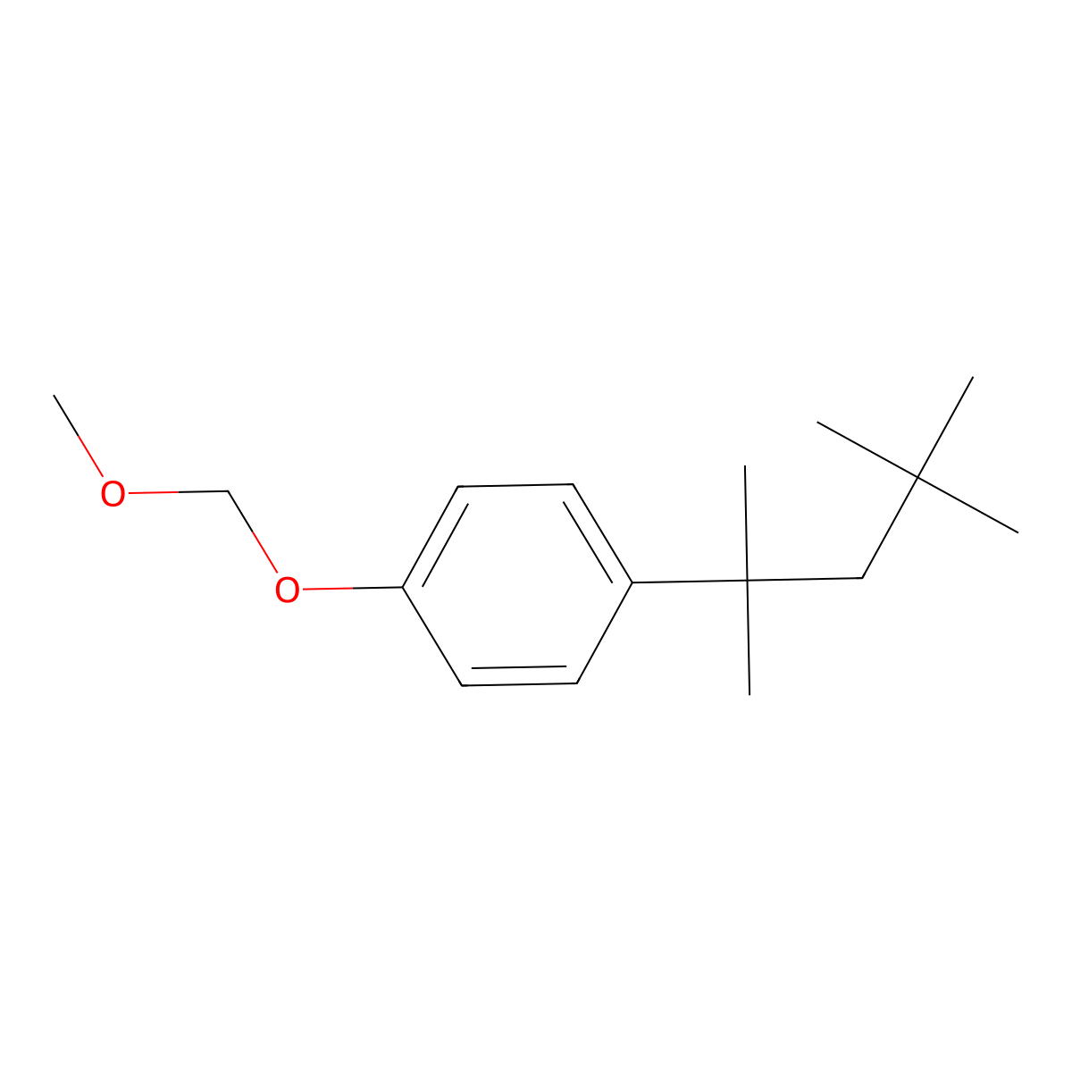 1-(Methoxymethoxy)-4-(1,1,3,3-tetramethylbutyl)benzene molecular structure, CAS 150094-86-3