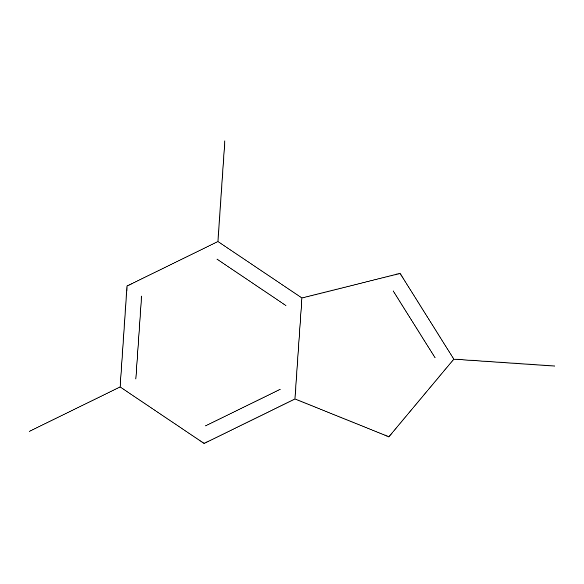 2,4,6-trimethyl-1H-indene molecular structure, CAS 150096-40-5