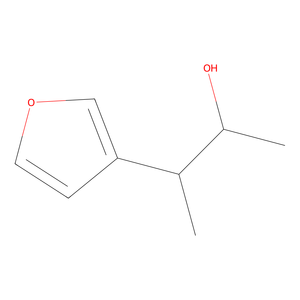 3-(Furan-3-yl)butan-2-ol molecular structure, CAS 1500973-04-5