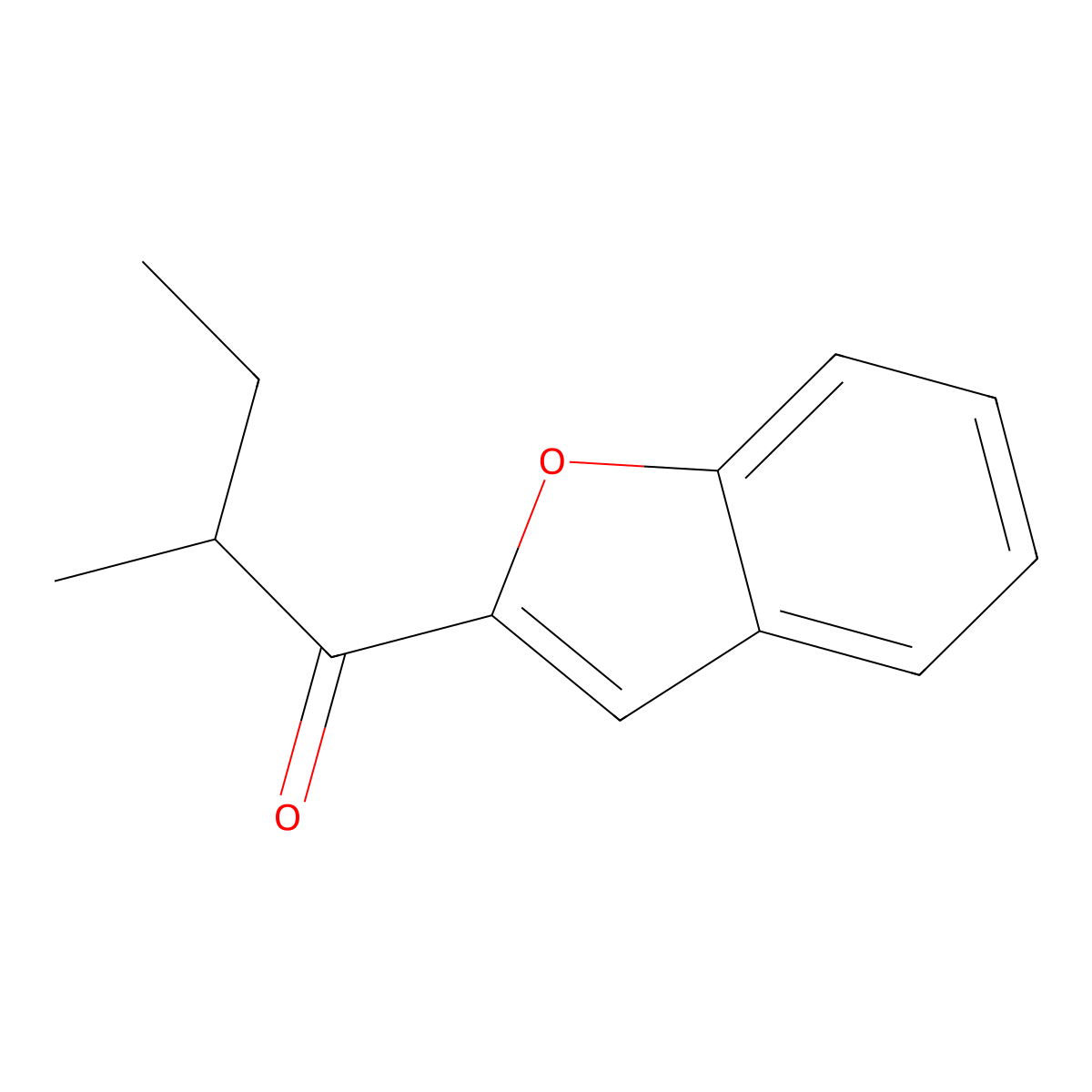 1-(1-Benzofuran-2-YL)-2-methylbutan-1-one molecular structure, CAS 1501028-78-9