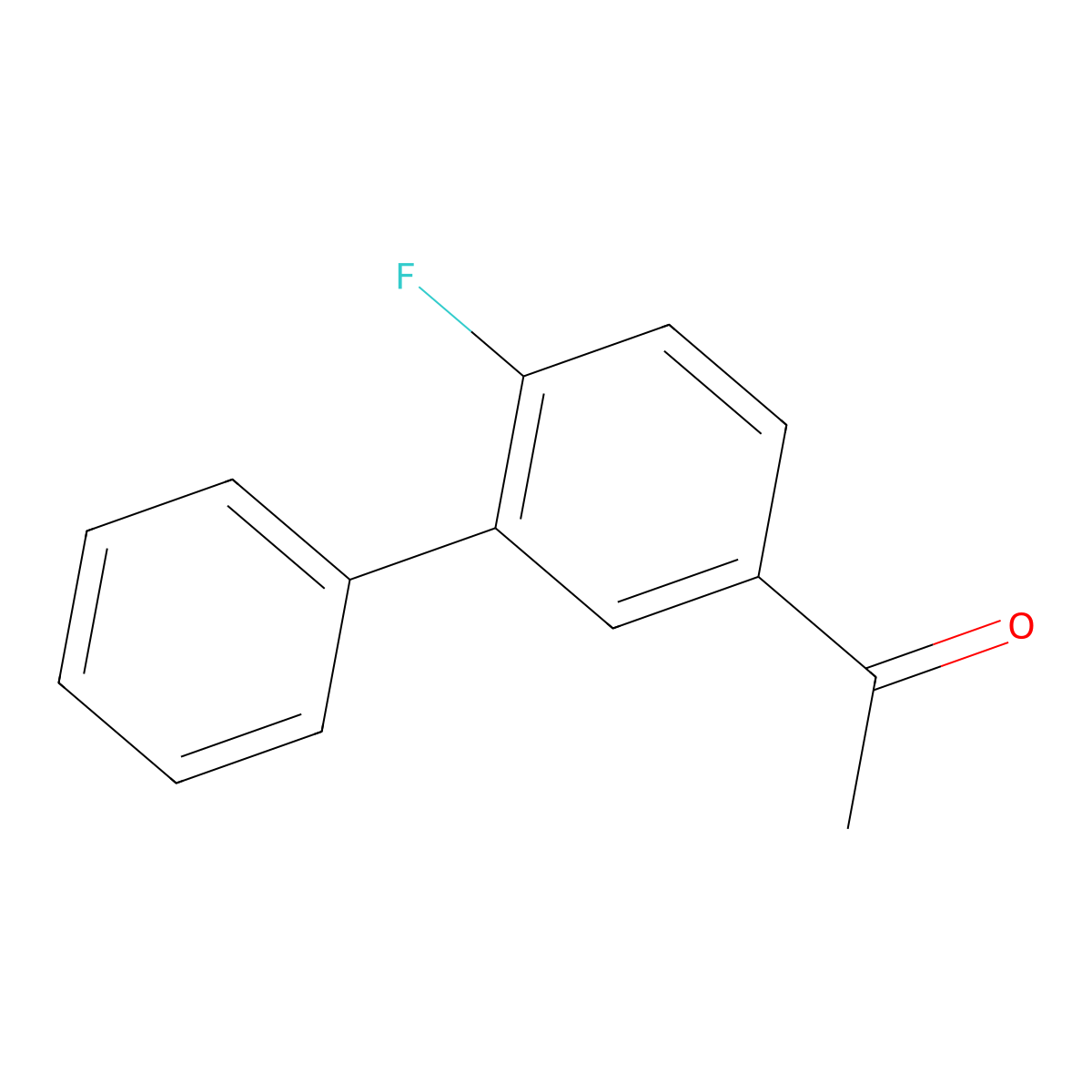 1-(6-Fluoro-[1,1'-biphenyl]-3-yl)ethanone molecular structure, CAS 1501032-62-7