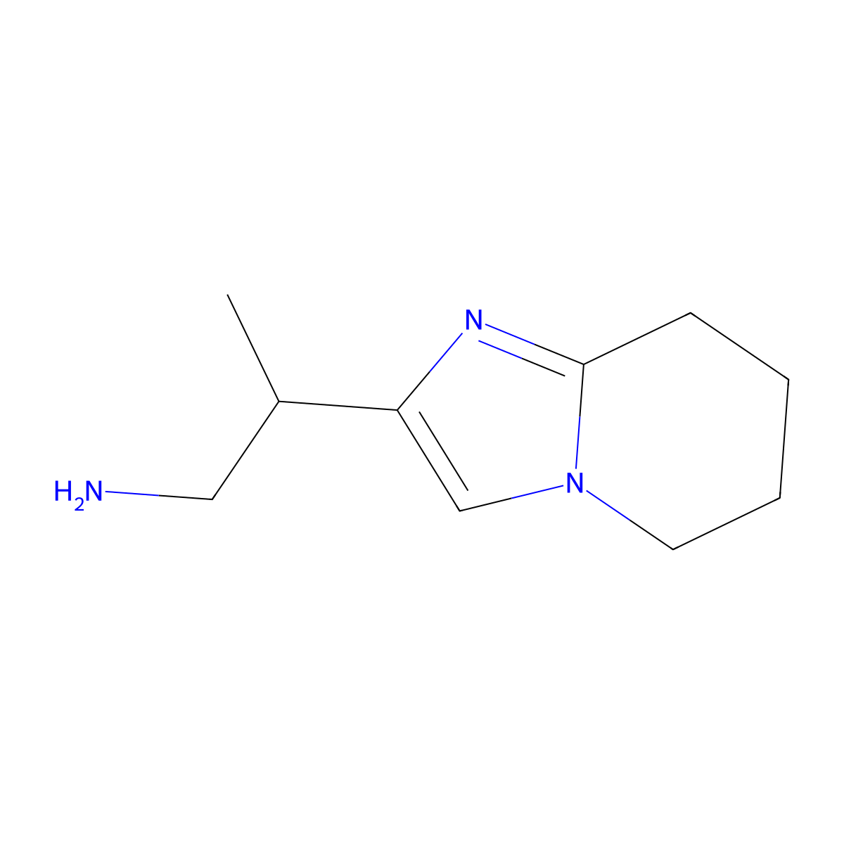 2-(5,6,7,8-Tetrahydroimidazo[1,2-a]pyridin-2-yl)propan-1-amine molecular structure, CAS 1501091-90-2
