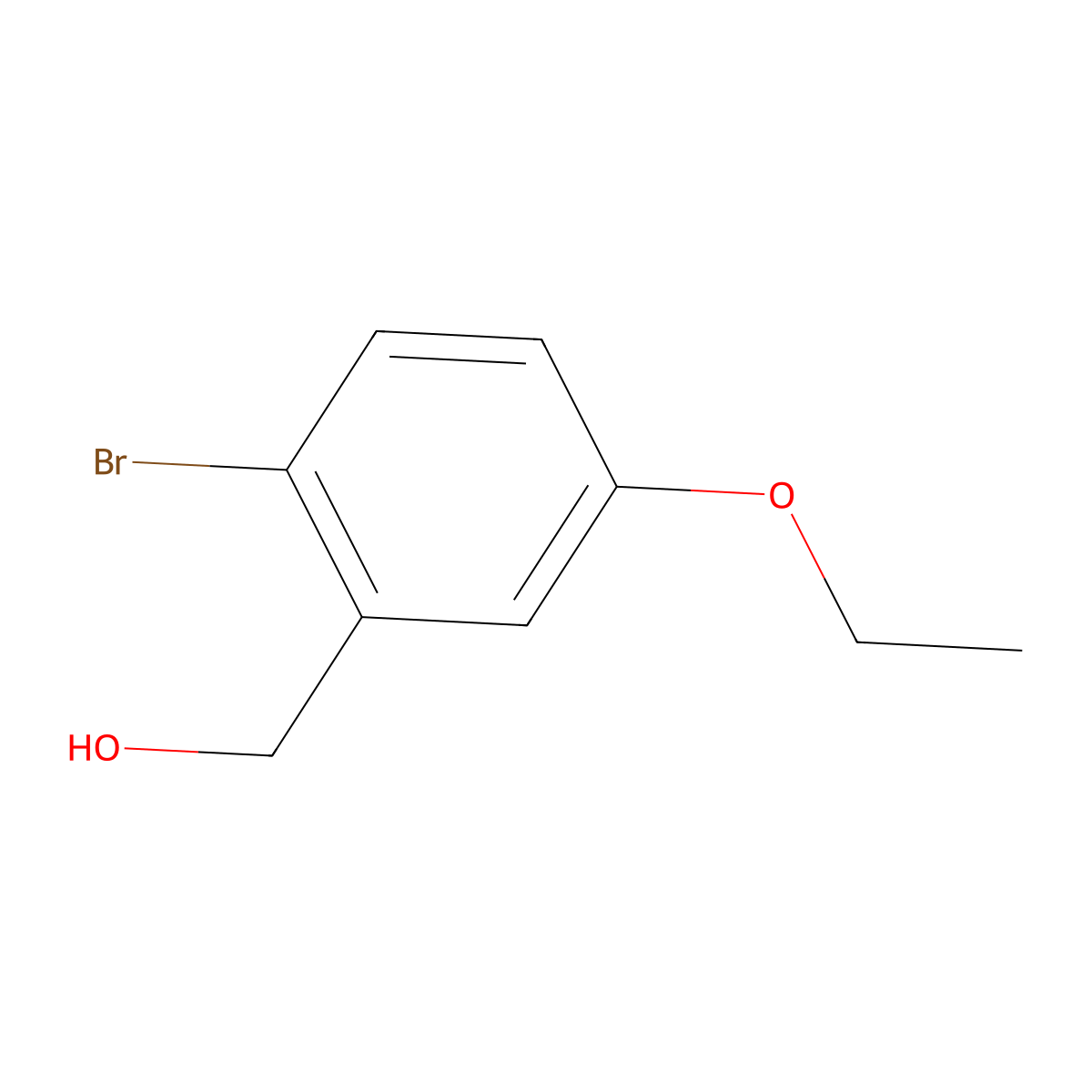 2-Bromo-5-ethoxybenzylalcohol molecular structure, CAS 1501185-00-7