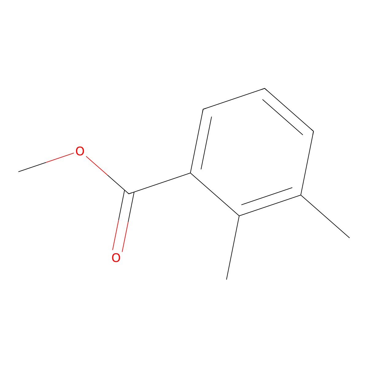 Methyl 2,3-dimethylbenzoate molecular structure, CAS 15012-36-9