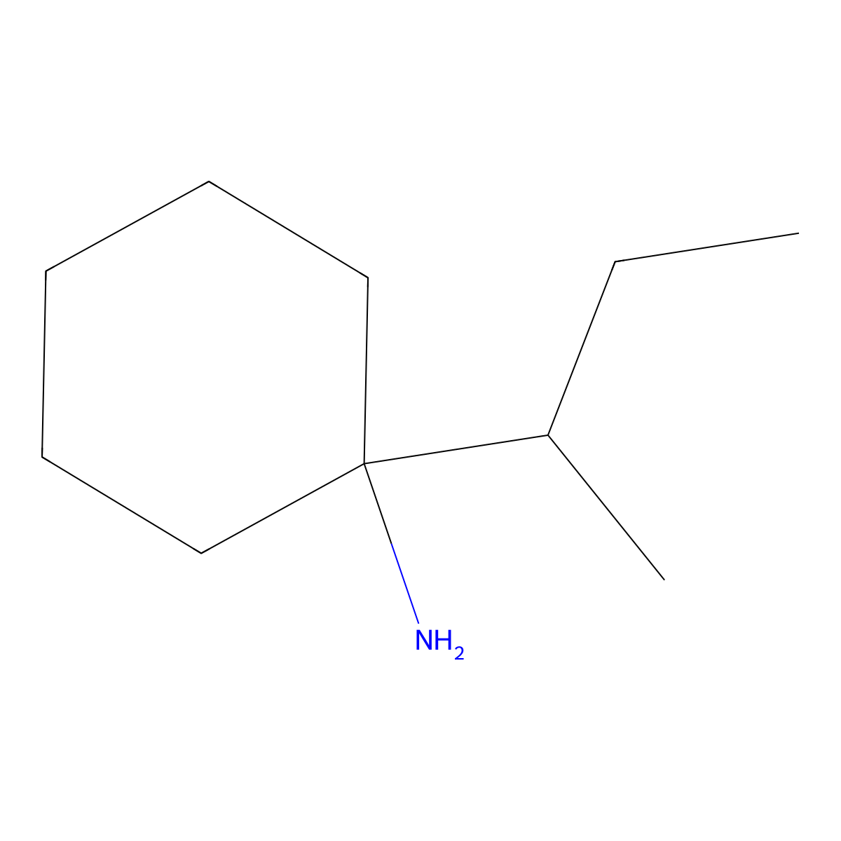 1-(Sec-butyl)cyclohexan-1-amine molecular structure, CAS 1501208-29-2