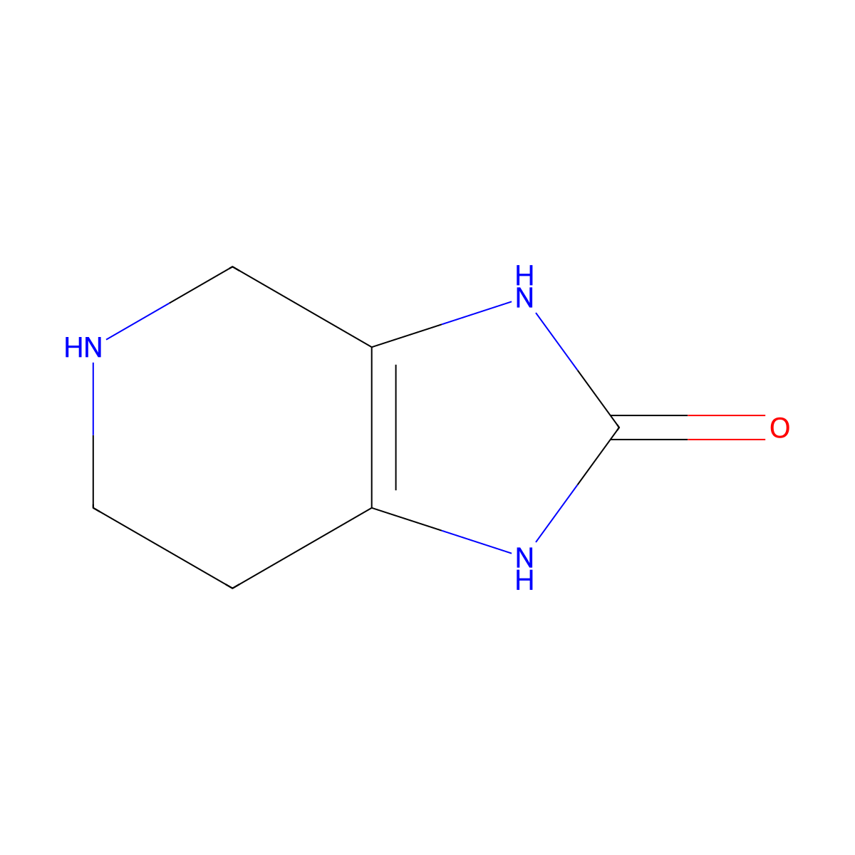 1H,2H,3H,4H,5H,6H,7H-imidazo[4,5-c]pyridin-2-one molecular structure, CAS 1501396-73-1
