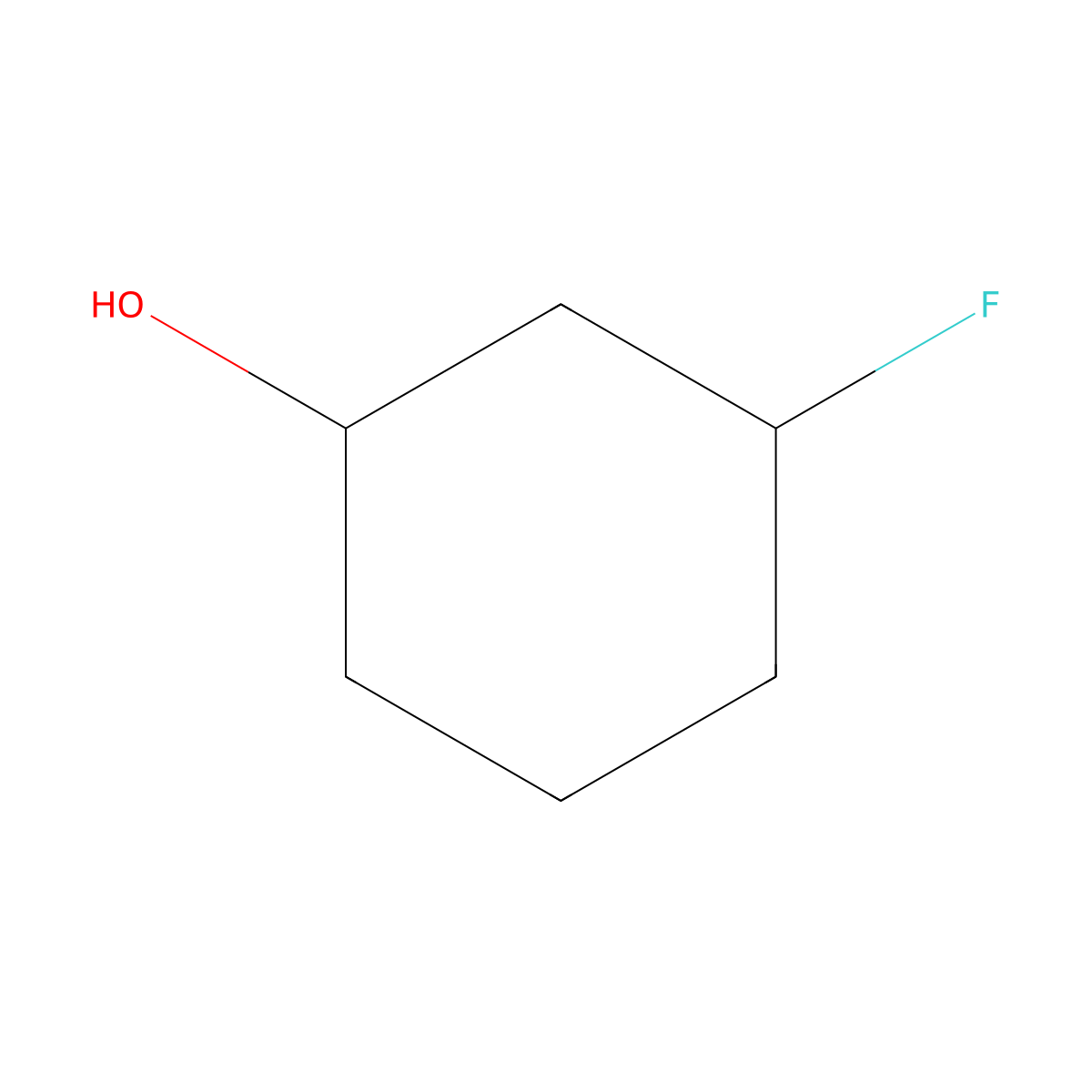 Cyclohexanol, 3-fluoro- molecular structure, CAS 1501411-57-9