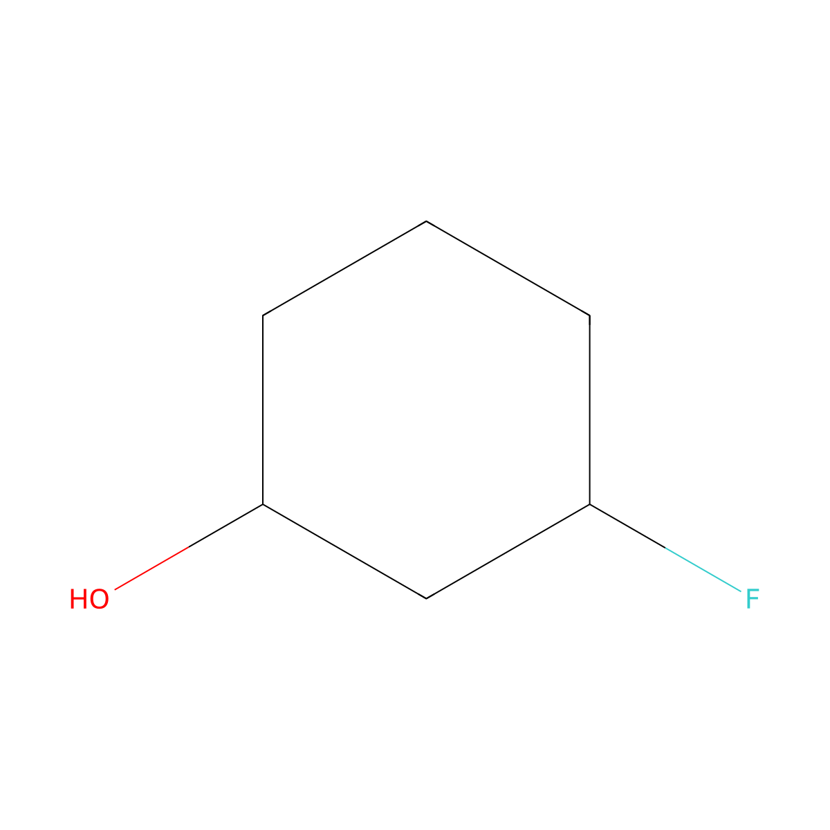 Cyclohexanol, 3-fluoro- molecular structure, CAS 1501411-57-9
