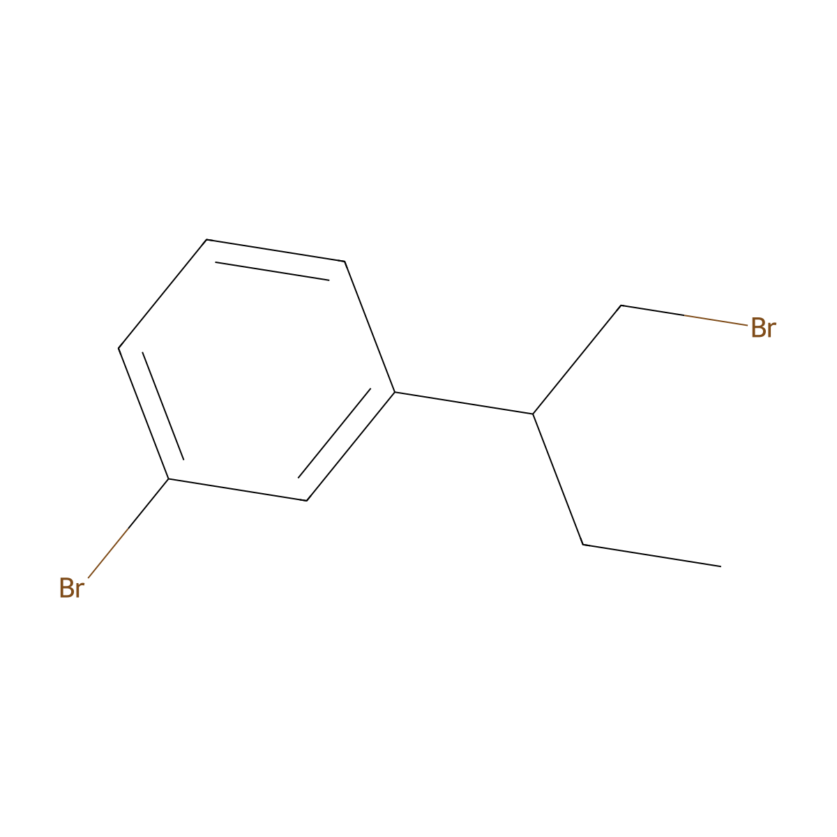 1-Bromo-3-(1-bromobutan-2-yl)benzene molecular structure, CAS 1501417-29-3