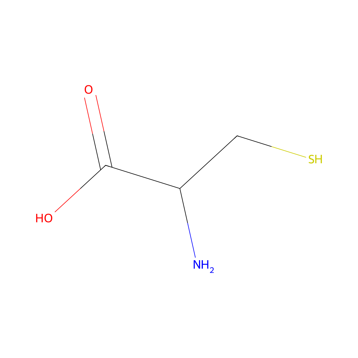 DL-cysteine molecular structure, CAS 150146-94-4