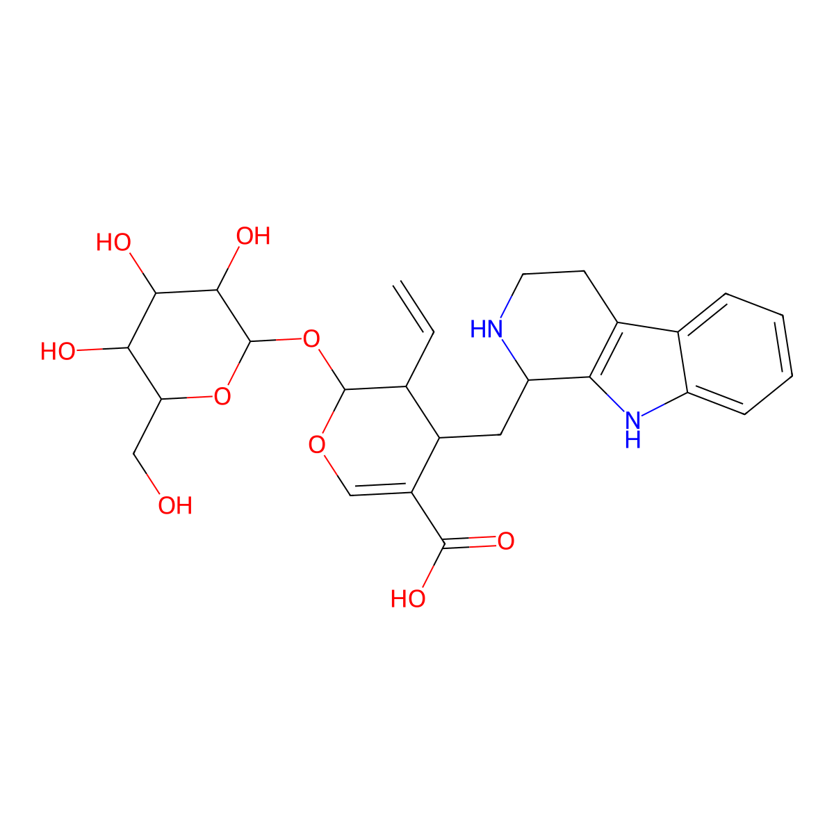 Strictosidinic Acid molecular structure, CAS 150148-81-5