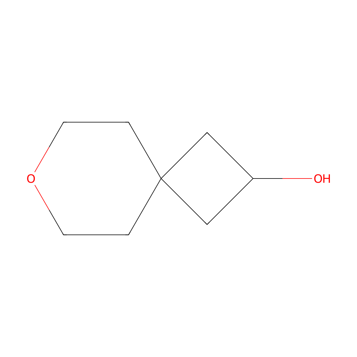 7-Oxaspiro(3.5)nonan-2-ol molecular structure, CAS 1501498-34-5