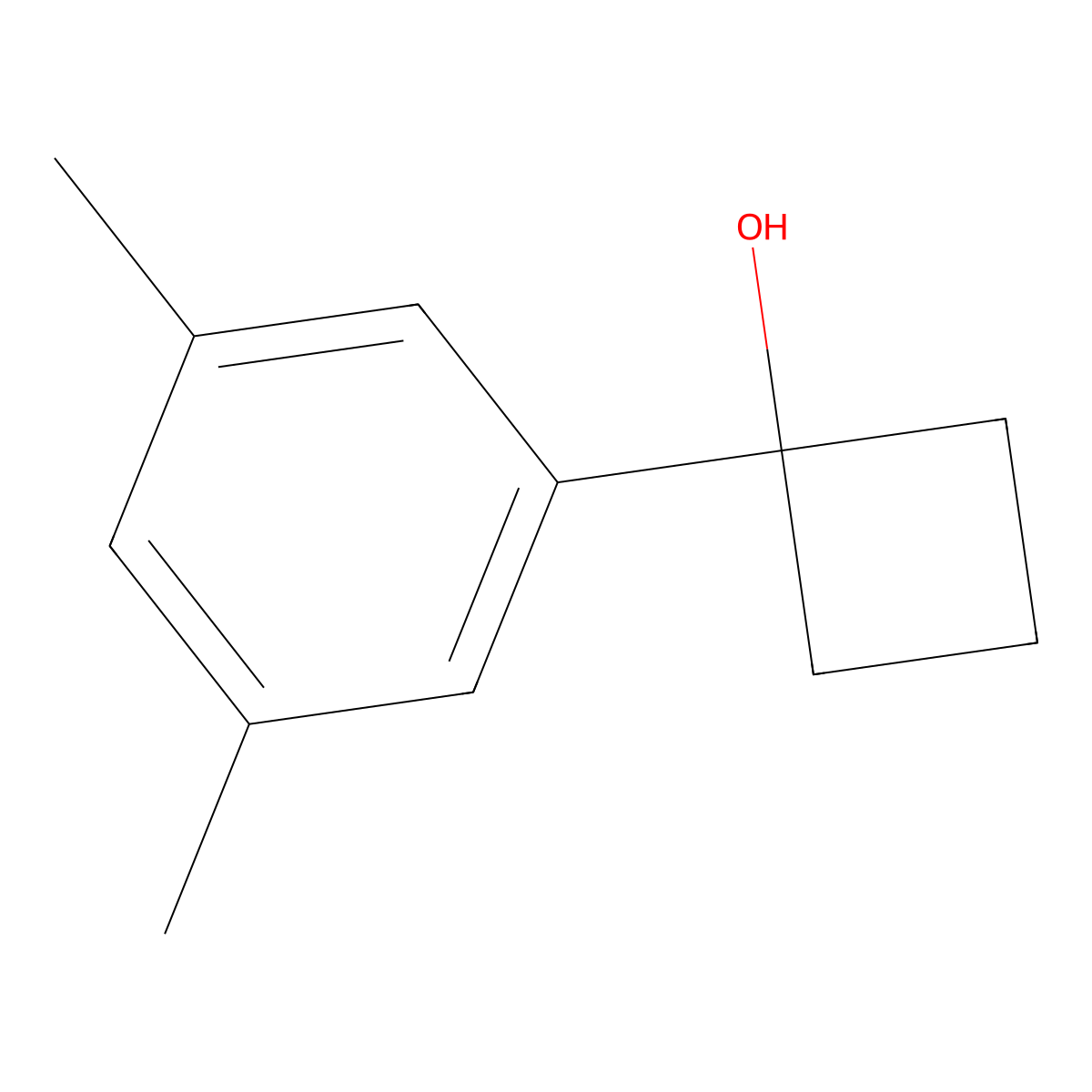 1-(3,5-Dimethylphenyl)cyclobutanol molecular structure, CAS 1501510-40-2