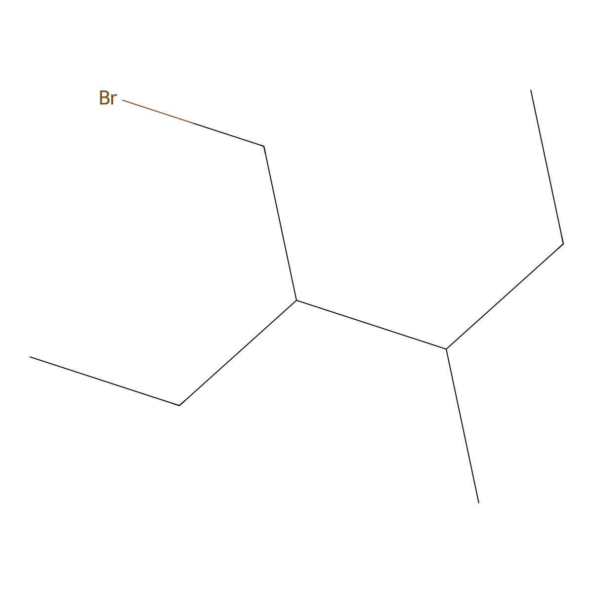 3-(Bromomethyl)-4-methylhexane molecular structure, CAS 1501513-31-0