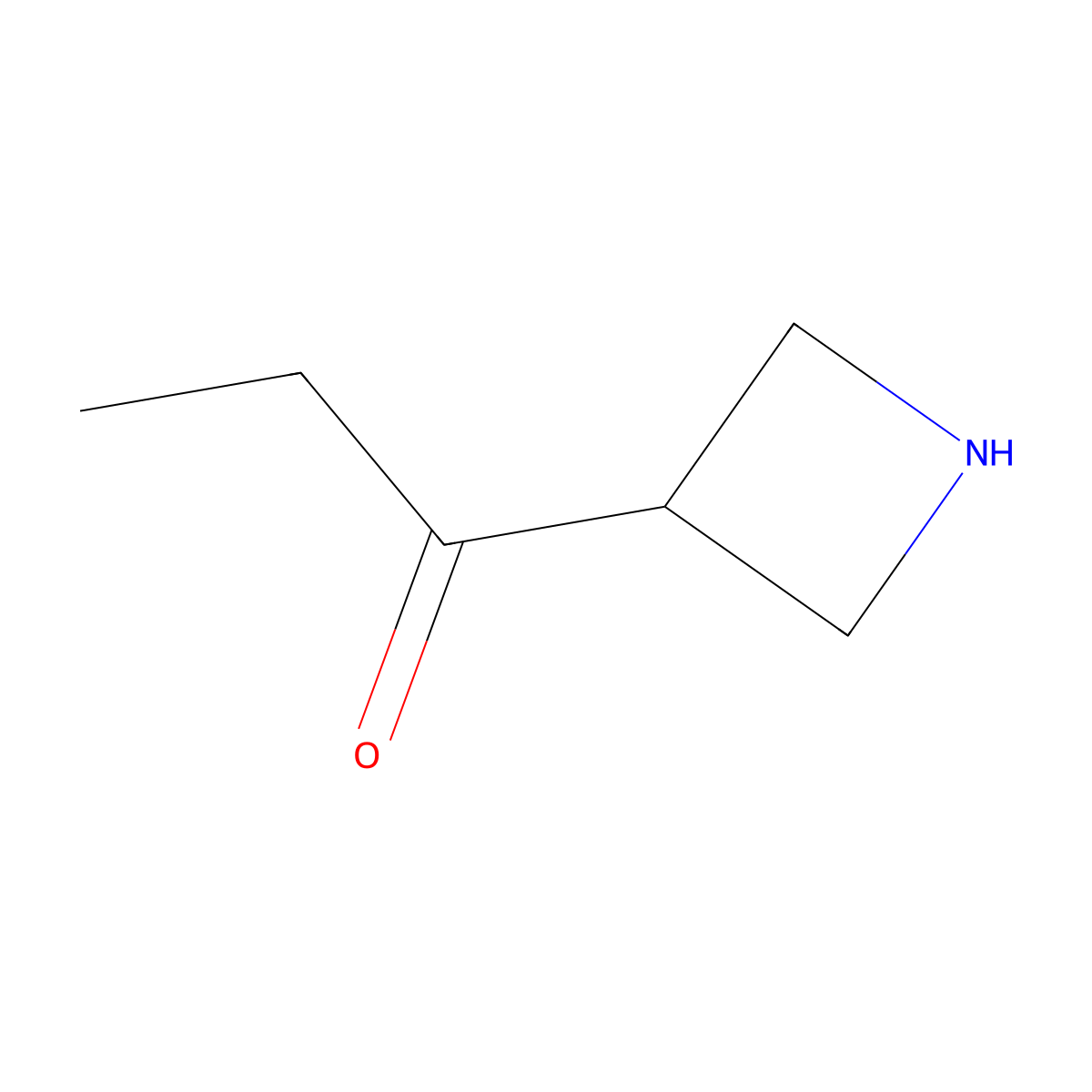 1-(Azetidin-3-yl)propan-1-one molecular structure, CAS 1501524-01-1