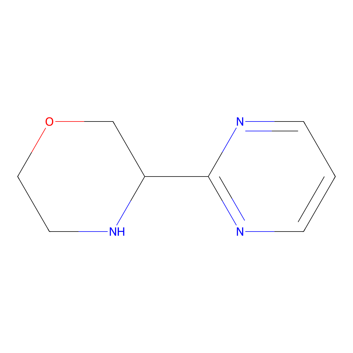 3-(Pyrimidin-2-YL)morpholine molecular structure, CAS 1501552-38-0