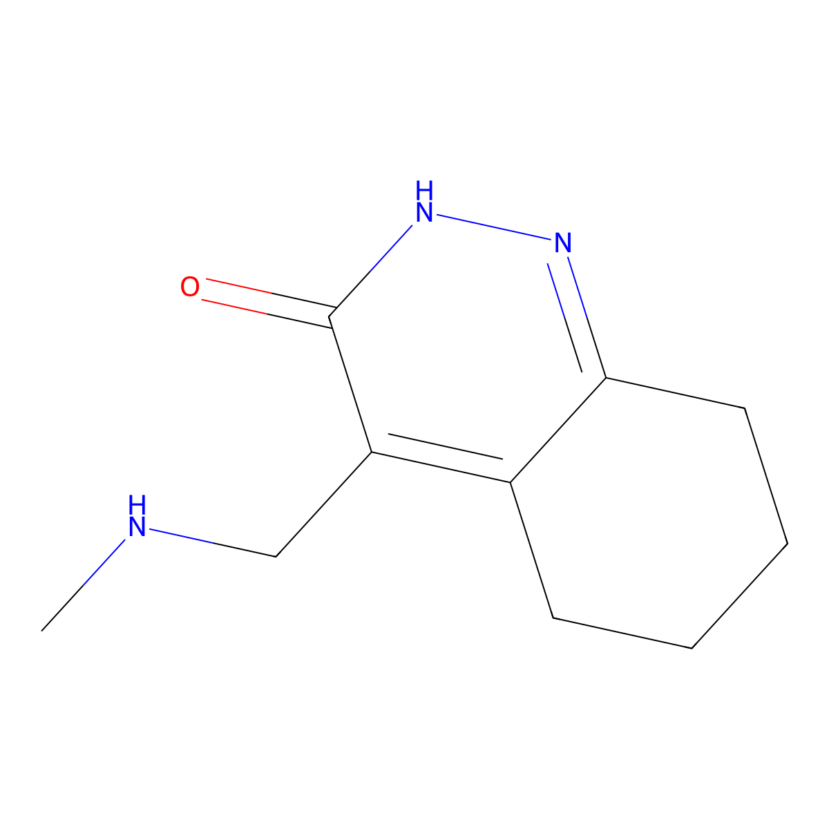 4-[(Methylamino)methyl]-2,3,5,6,7,8-hexahydrocinnolin-3-one molecular structure, CAS 1501613-79-1